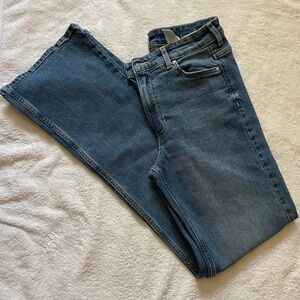H&M Women's Boot Cut Jeans - Dark Blue